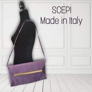 Antonio Scepi  Made in Italy Leather Shoulder Bag/ Clutch